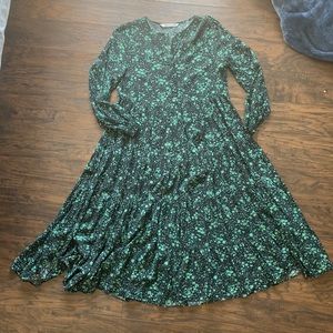 Zara 100% viscose maxi dress